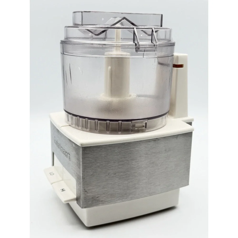 Cuisinart Mini-Prep 2.6-Cup Food Processor White / Stainless DLC-1SSW TX Type21